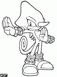 Sonic Coloring Pages Espio