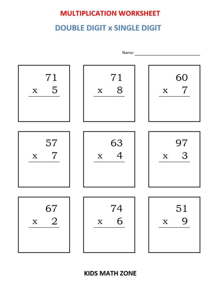 Number 6 Worksheets Pdf