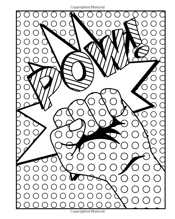 Pop Art Coloring Pages