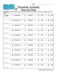 Tens And Ones Worksheets Pdf