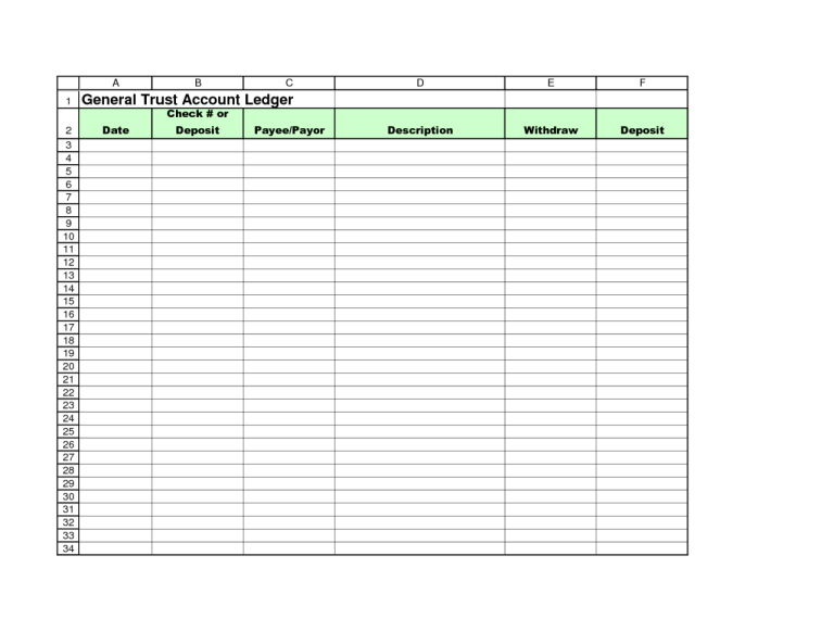 Worksheet Accounting Example