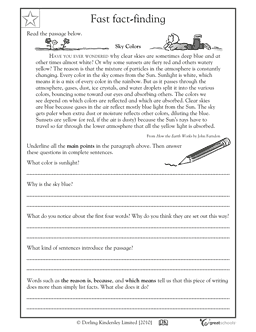 Language Worksheets For 5th Grade