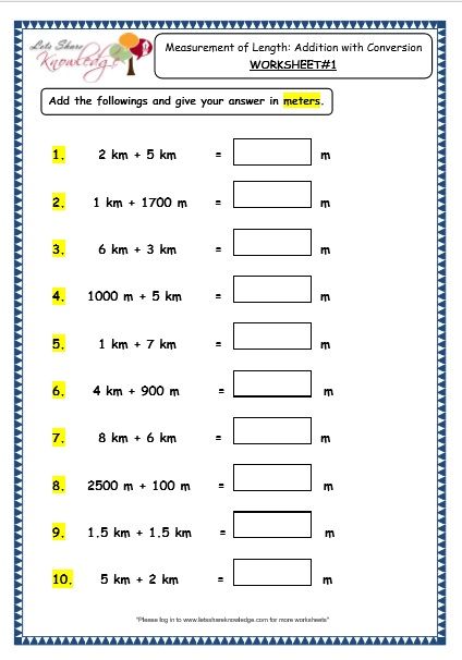 Addition Subtraction Worksheets Grade 3