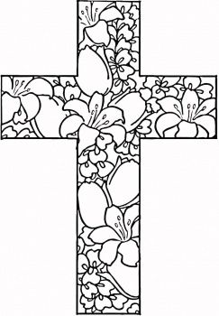 Cross Coloring Pages