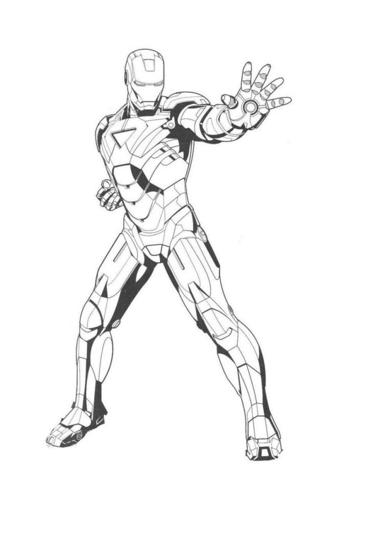 Iron Man Coloring Pages