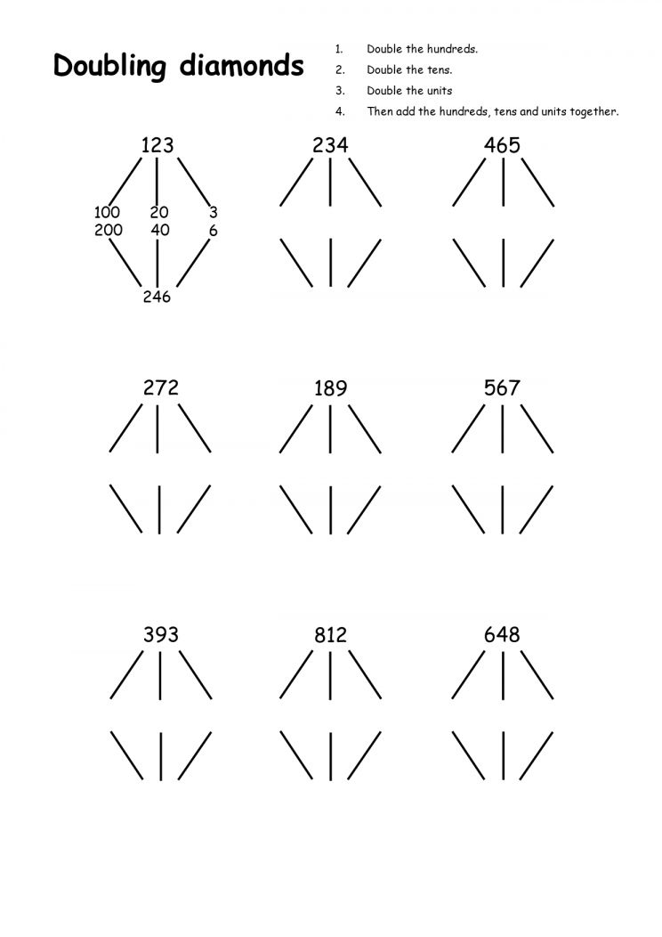 Worksheet Works Diamond Math Problems Answer Key