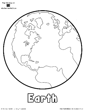 Printable Earth Pictures