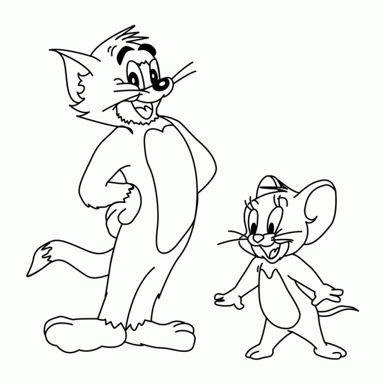 Tom And Jerry Coloring Pages