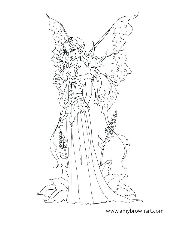 Fairy Princess Coloring Pages