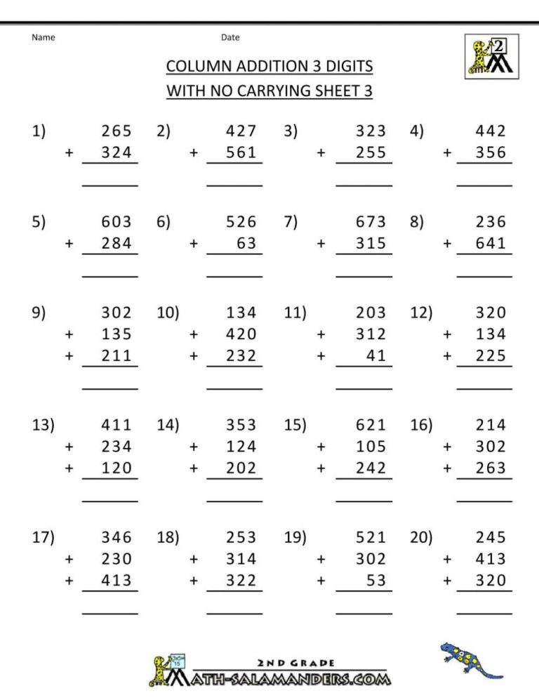 Year 2 Maths Worksheets