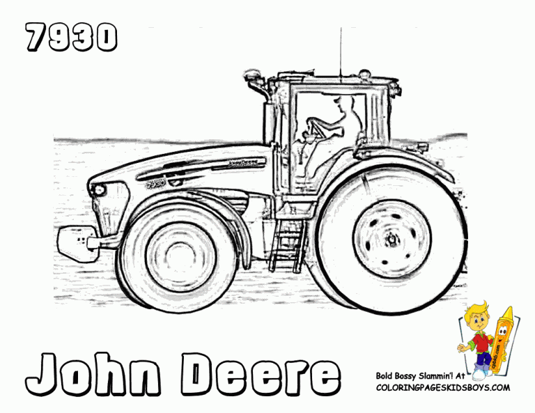 John Deere Coloring Pages