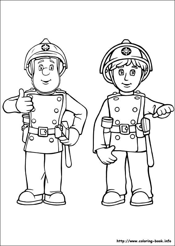 Fireman Sam Colouring