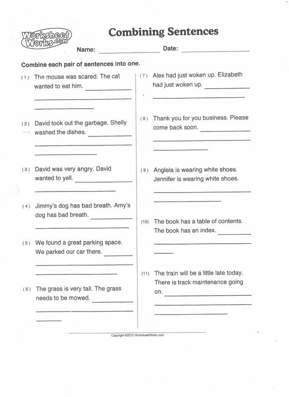 Writing Sheets For 4th Grade