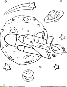 Rocket Coloring Pages