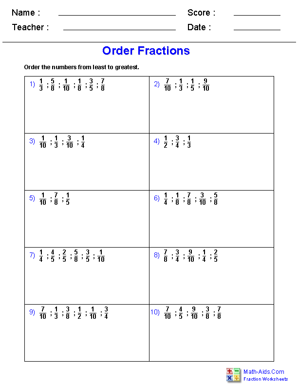 Complex Fractions Worksheet 7th Grade