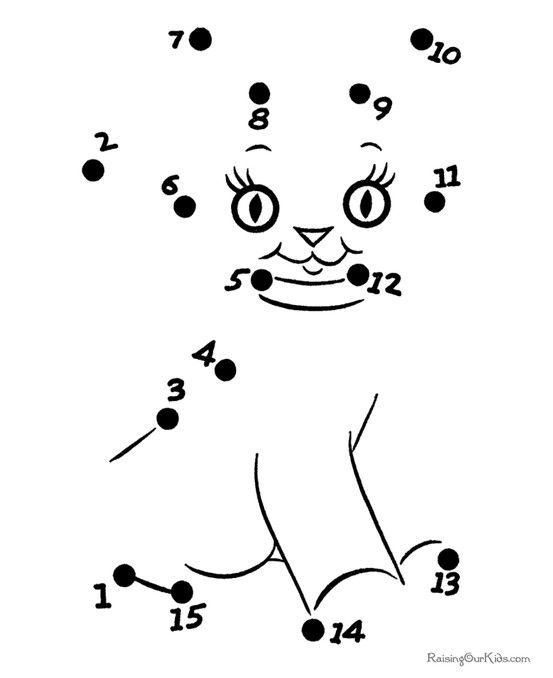 Printable Dot To Dot Preschool