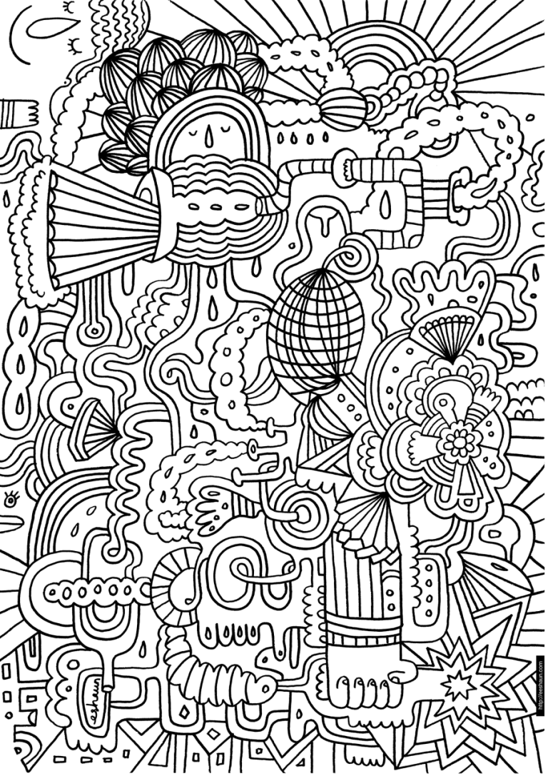 Hat Coloring Page