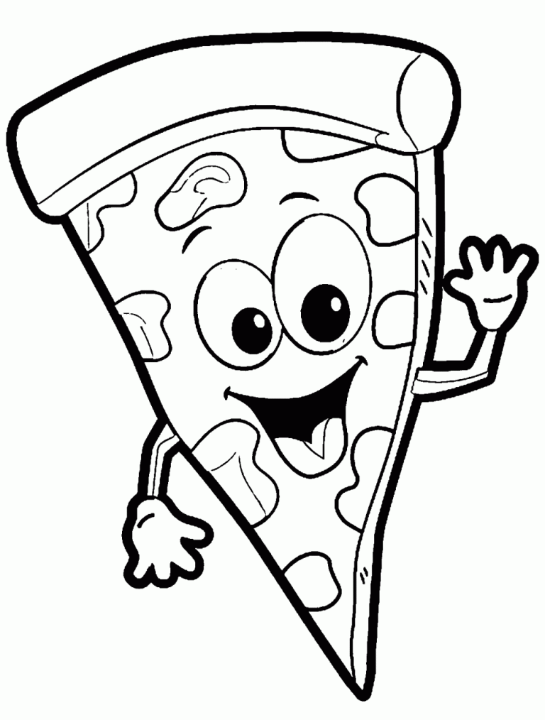 Pizza Coloring Pages