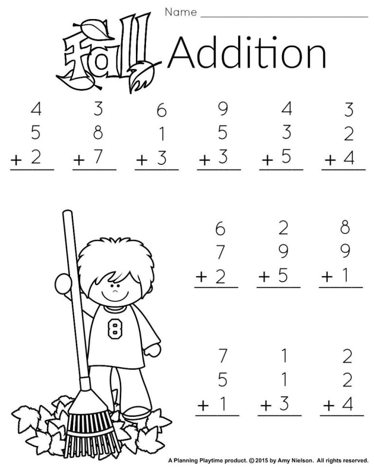 Math Worksheets For Kids Grade 1