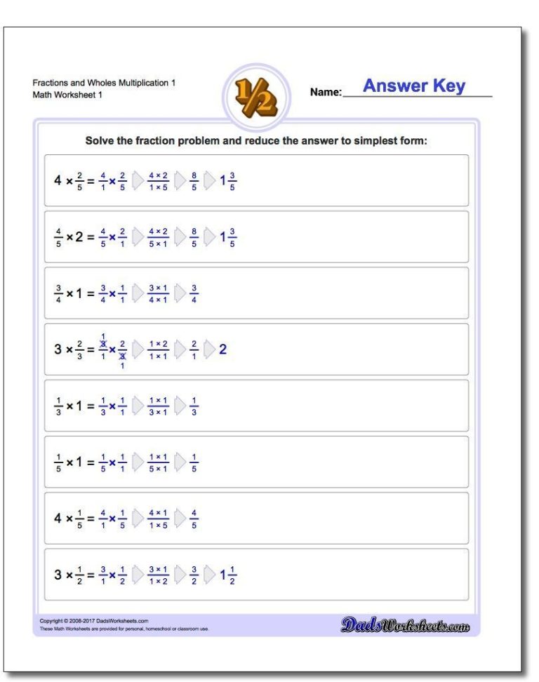 Cross Multiplication Algebra Worksheet