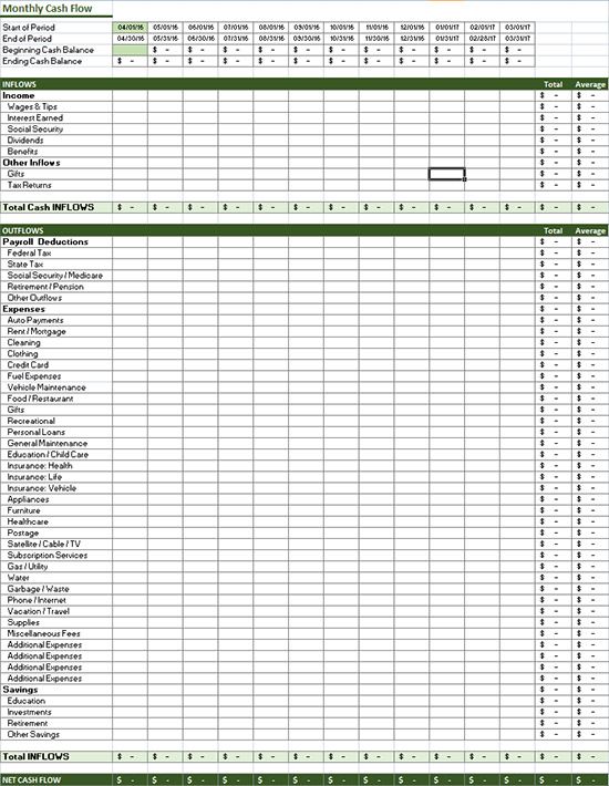 Worksheet Accounting Format