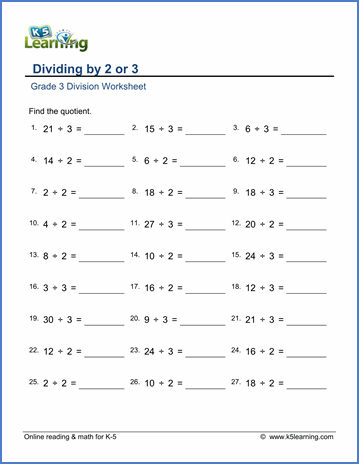 Multiplication And Division For Class 4