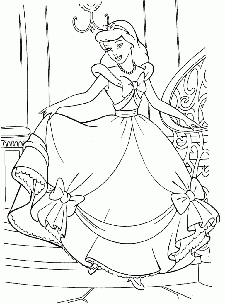 Cinderella Coloring