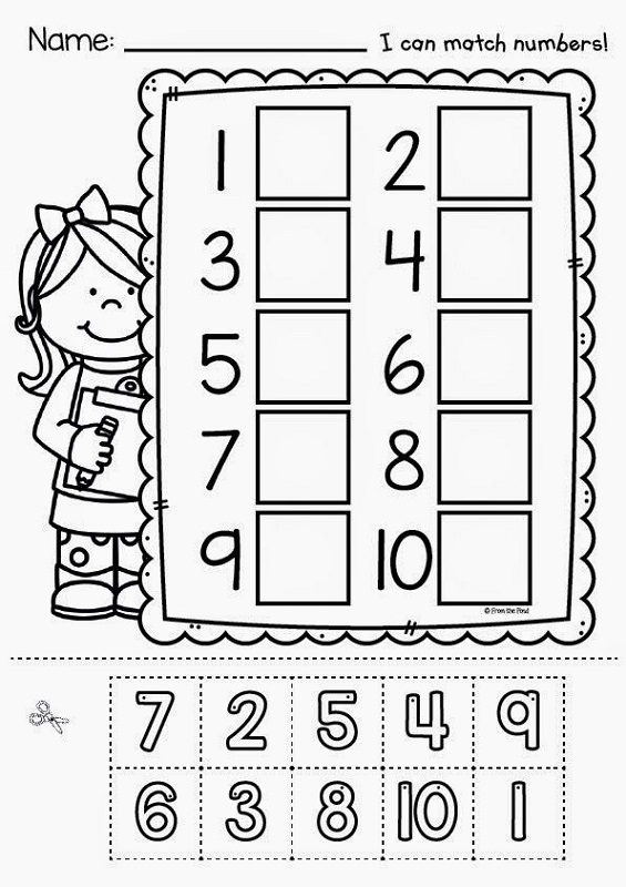 Free Kindergarten Worksheets Cut And Paste