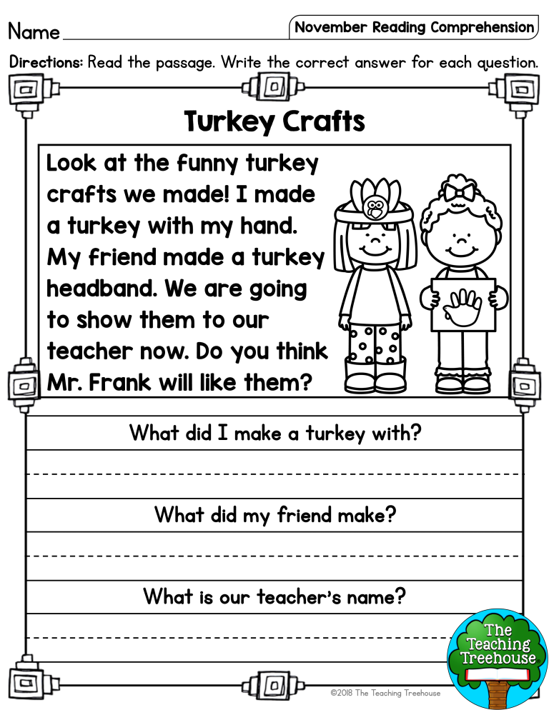 First Grade Reading Worksheets