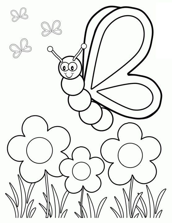 Spring Coloring Pages Free