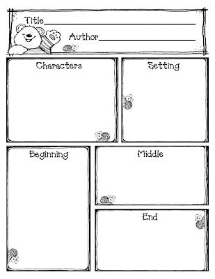 Story Map Worksheet For Grade 1