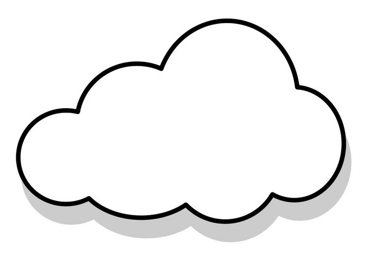 Clouds Coloring Page