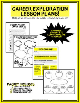 Career Planning Career Exploration Worksheets Printable