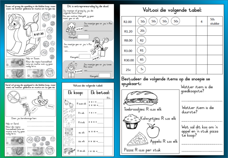 Grade R Worksheets South Africa