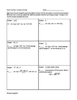 Inverse Functions Worksheet #2