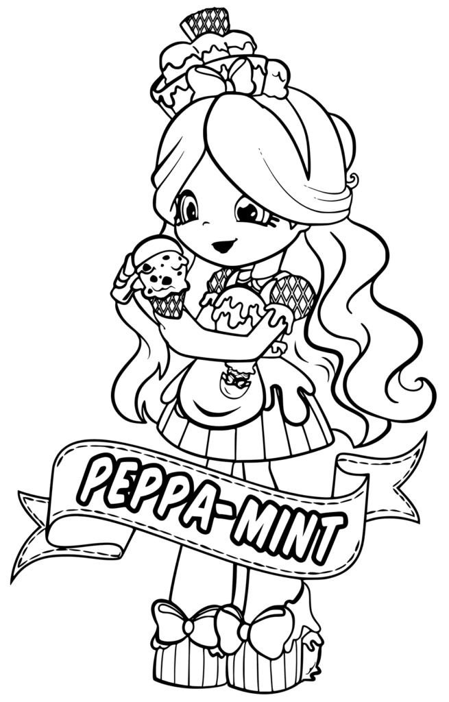 Shoppies Coloring Pages