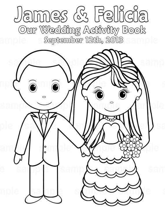 Wedding Coloring Book