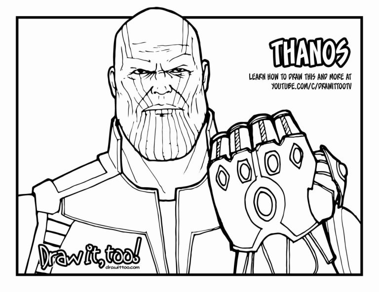 Infinity War Coloring Pages