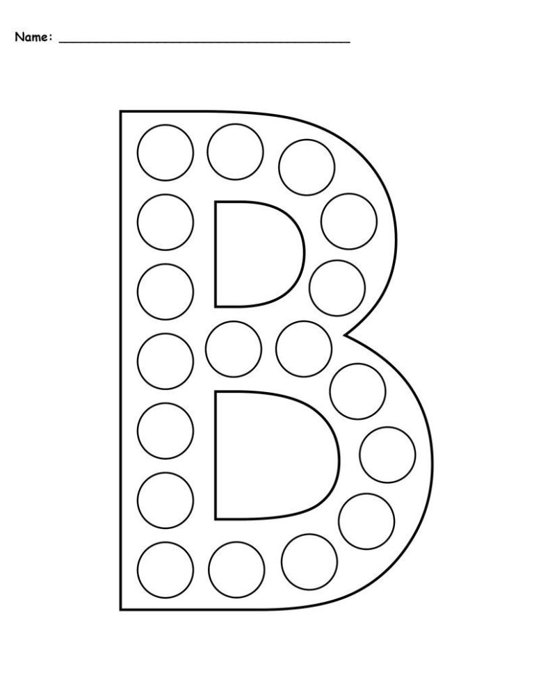 Free Printable Dot To Dot Alphabet Letters