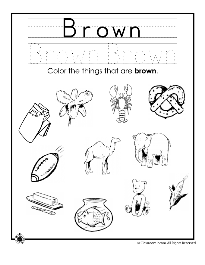 Preschool Activity Sheets For Kids