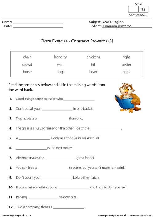 Year 7 English Worksheets Free Printable Uk