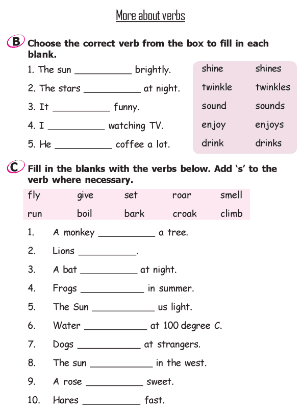 English Sheets For Grade 2