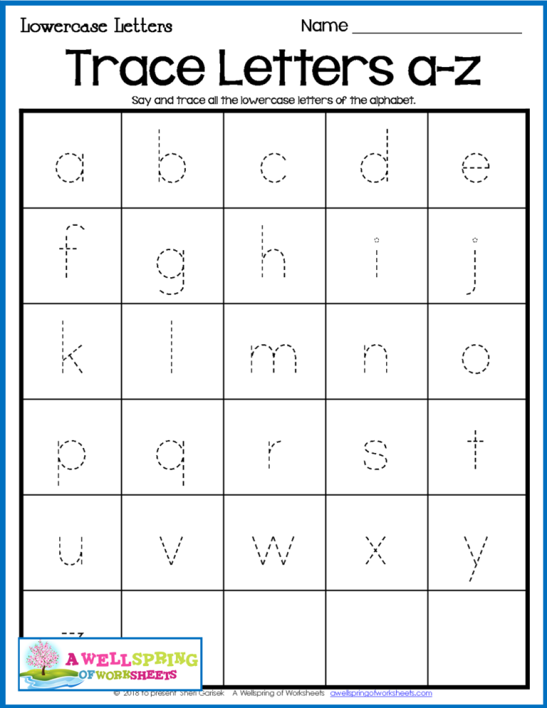 Letter Recognition Worksheets Pdf