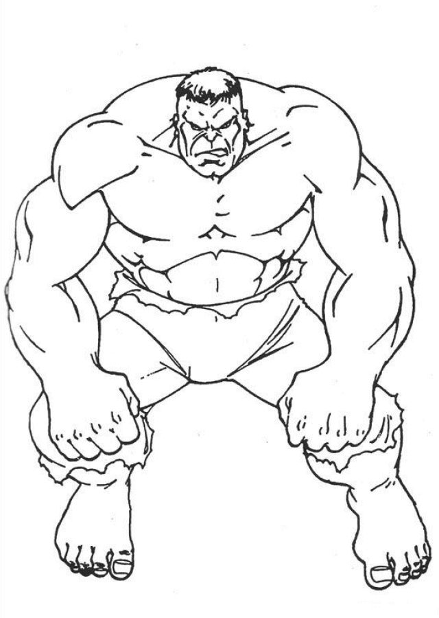 Hulk Colouring