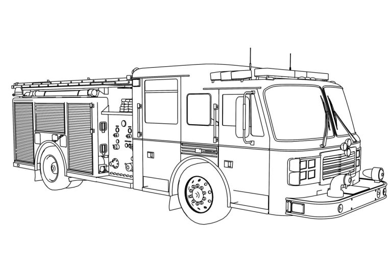 Fire Truck Coloring