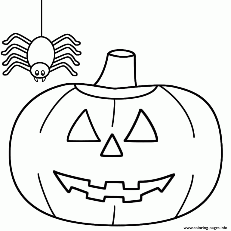 Halloween Pumpkin Coloring Pages