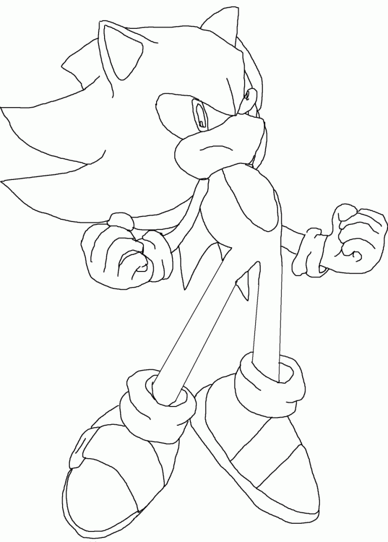 Sonic Boom Coloring Pages