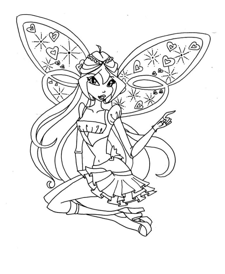 Winx Club Coloring Pages