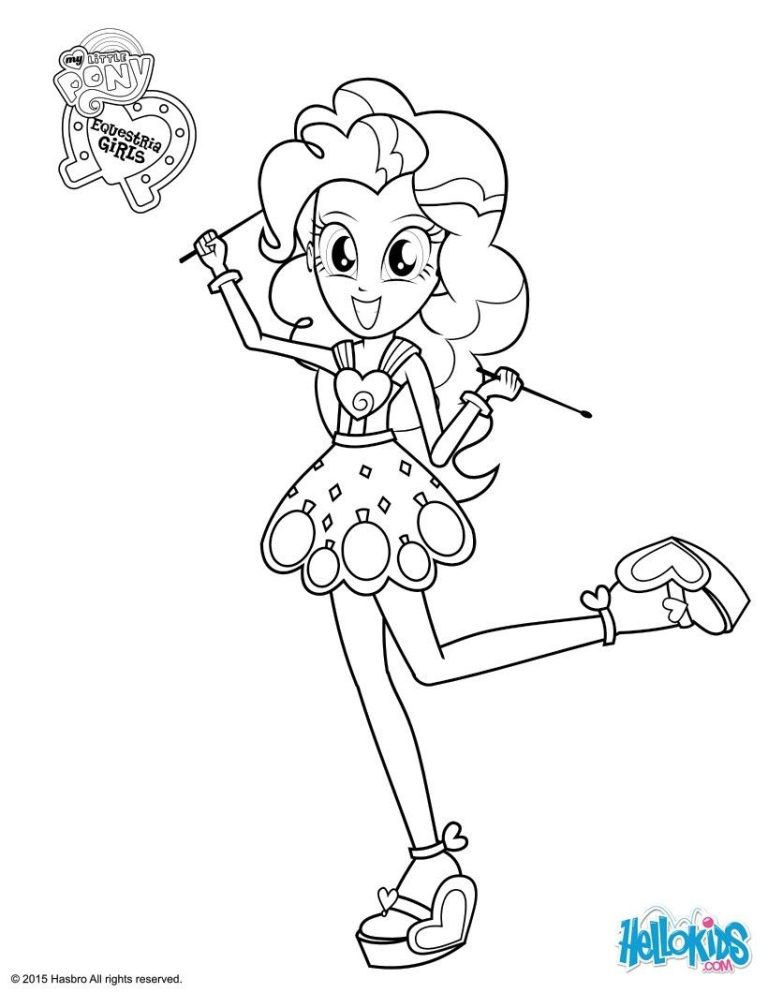 My Little Pony Coloring Pages Pinkie Pie