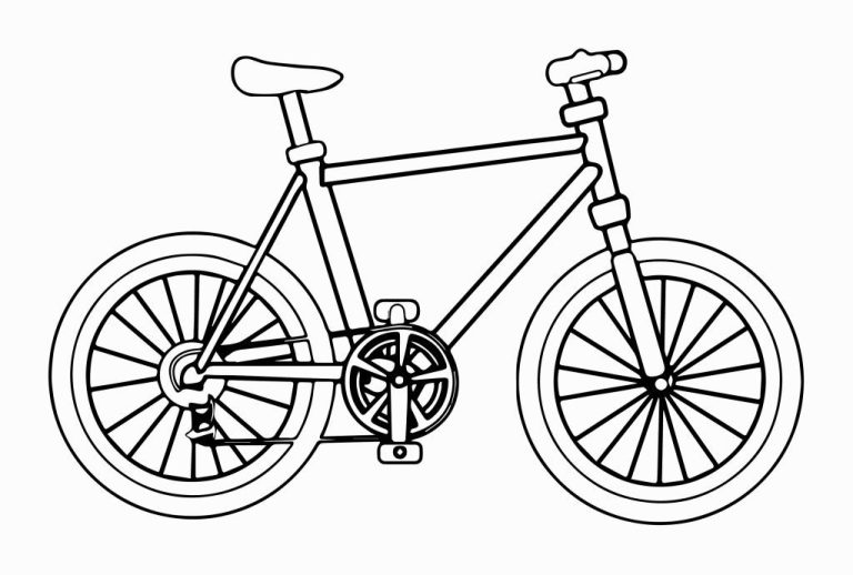 Bike Coloring Pages